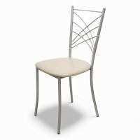 Стул ЕСЕЙ ЛАЙТ металлик, винил №Д1 бежевый