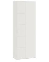 Стелла Шкаф угловой 402.23 Исп.2/Белый холст/Белый жемчуг