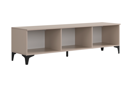 Тумба 2 Рич кашемир/фрапучино матовый/черный