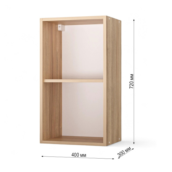 НОВА Корпус шкафа настенного 1-но дверного 400 / Дуб сонома