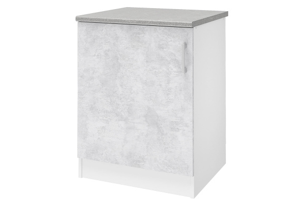 Уют СТЛ.275.05 Шкаф напольный 60 Белый/Бетон