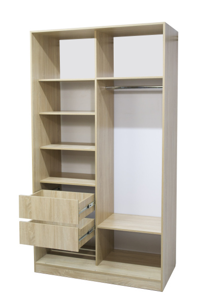 Каркас Шкафа-купе БН-61 с ящ. 2 двери 1200х2200х600/ДУБ СОНОМА