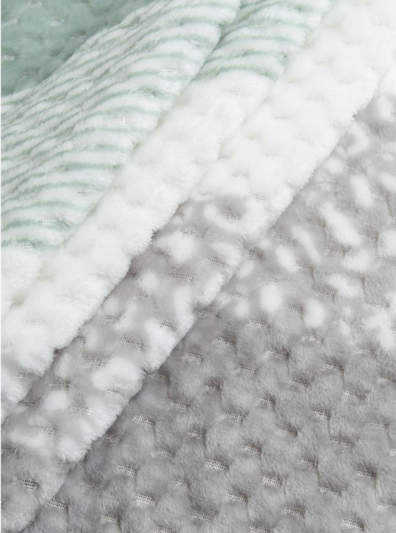 Плед Absolute  фланель жаккард печатн. 1,5 сп 90689