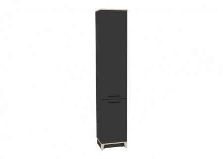 Aurelio 11 (гостиная) Шкаф для белья (02) (Антрацит/Блэквуд Сатиновый)