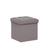 Пуф Leset Плуто складной с крышкой, велюр серый  VELUTTO 08