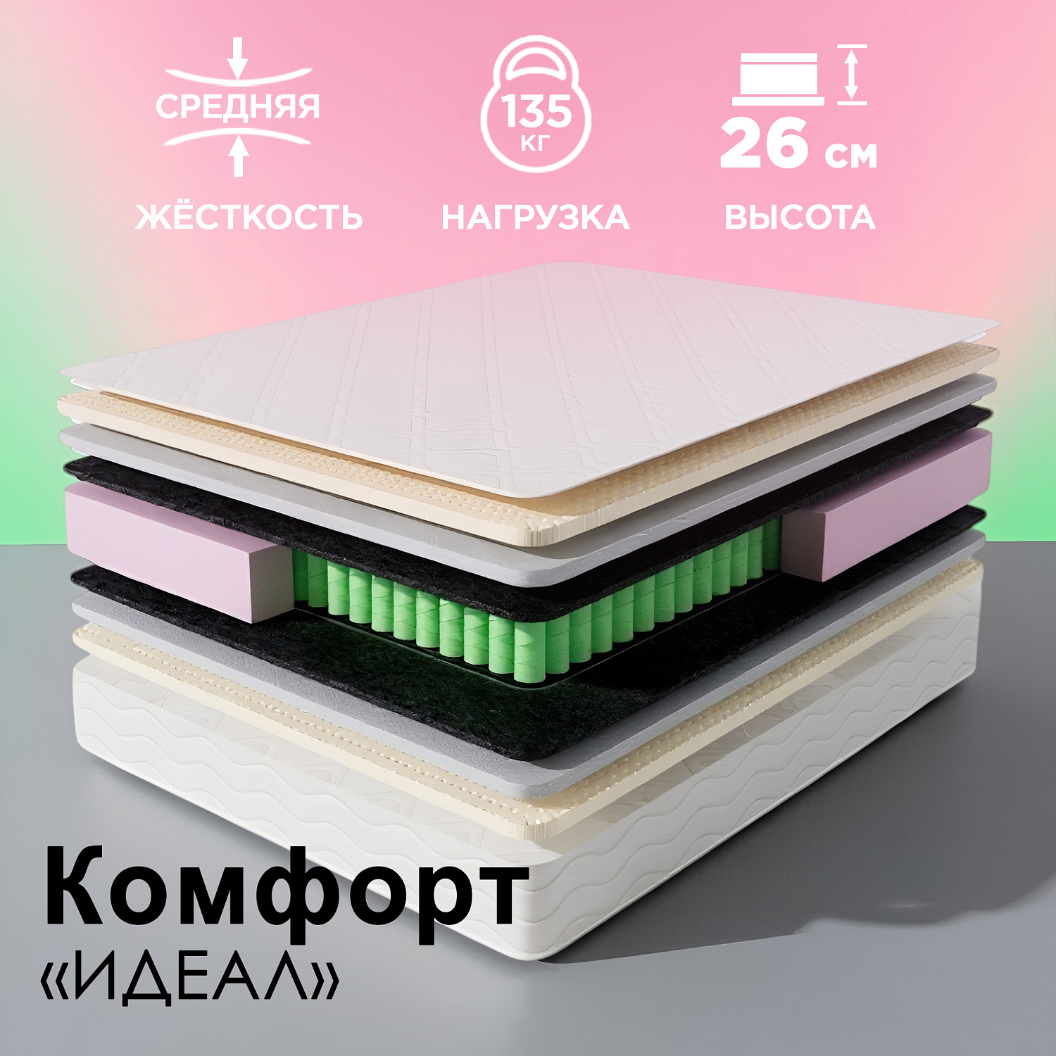 Матрас Комфорт «Идеал» 1600*2000