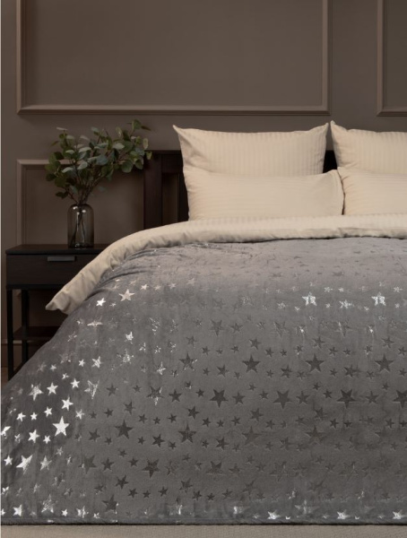 Плед Texrepublic фланель лазер 1,5сп 93430