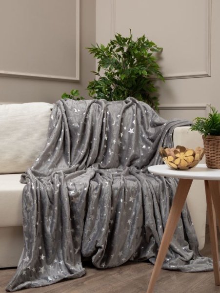 Плед Texrepublic фланель лазер 1,5сп 93430