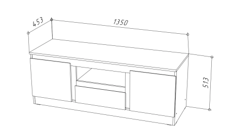 Тумба под ТВ STERN 135