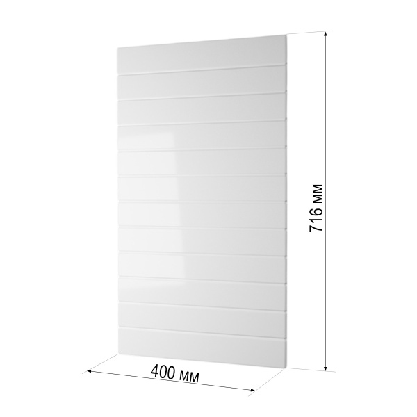 Фасад БЕЛЫЙ ГЛЯНЕЦ 400