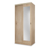 Шкаф-купе Клэр с зеркалом 1000х600х2200 Дуб Сонома
