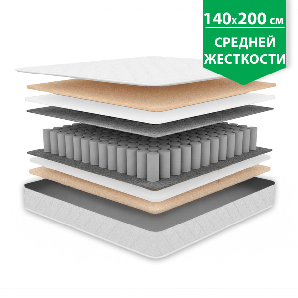 Матрас "КОМФОрт- 1Н"  1400*2000