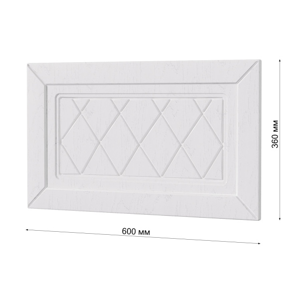 Фасад РОМБ белый h = 360 * 600