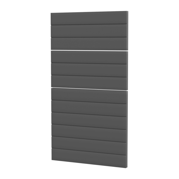 Фасад Софт Тач ГРАФИТ 3 ящика 400   /  Бомон