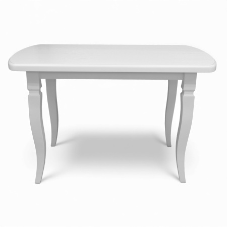 Стол СК 120*70*75,полуовал /белая эмаль/Ножка №5 