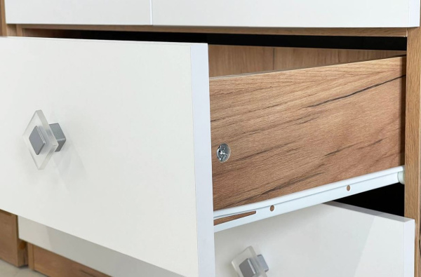 Форсаж Стол (дуб крафт золотой/ белый)без принта