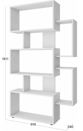 Стеллаж "Алекс" Белый