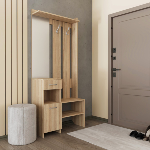 Прихожая БН-196-05 левый (дуб сонома)