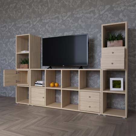 КОРИНН Стеллаж 2 Х 4 ячейки