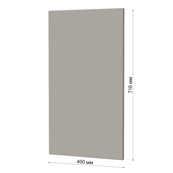 Фасад СЕРЫЙ МАТОВЫЙ 400