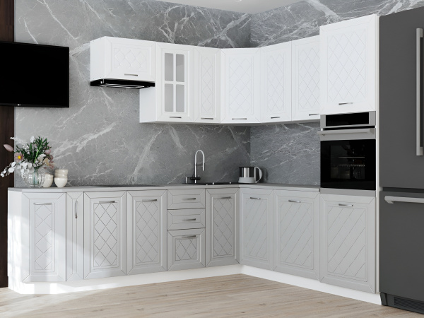 Фасад РОМБ белый 150 